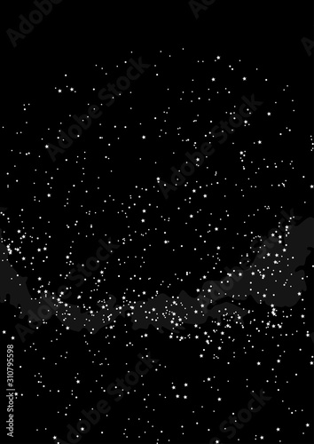 true constellations of the southern hemisphere, star map. Science astronomy, star chart on blue background