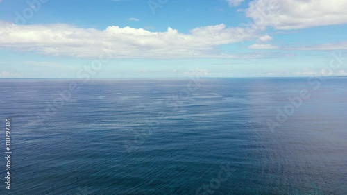 Wallpaper Mural Seascape by day. Sea and sky with clouds in calm weather. Torontodigital.ca