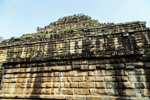 Prasat Thom of Koh Ker temple site Pyramid Lost City in Cambodia