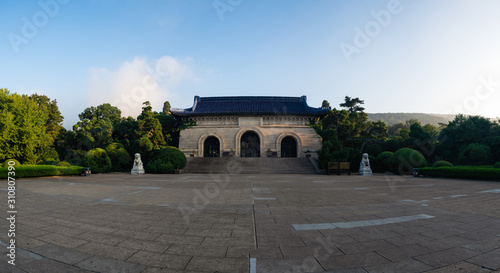The Sun Yat-sen Mausoleum in the Morning