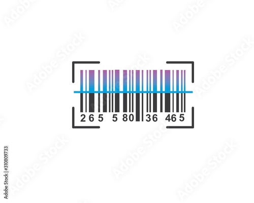 barcode vector icon illustration design