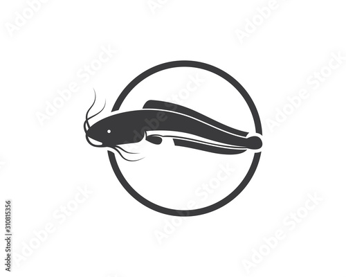 catfish vector icon illustration design
