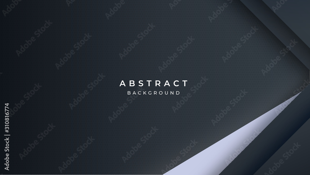 Modern Black Silver Grey Abstract Background for Presentation Design. Designed for Business, Corporate, and Institution