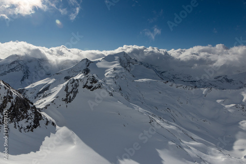 Austrian mountains in winter © white85