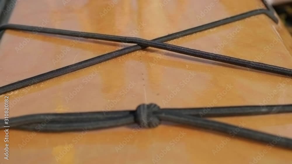 chopsticks on bamboo mat