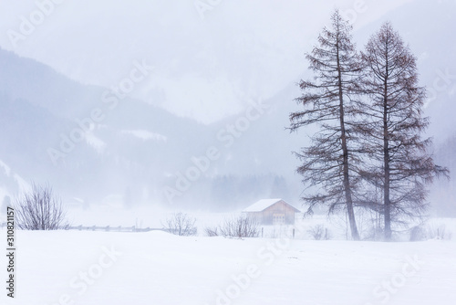 In the storm. Winter Chills in Riva di Tures. Italy © Nicola Simeoni