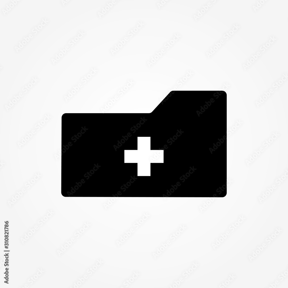 record medical folder sign icon design record medical folder sign icon design