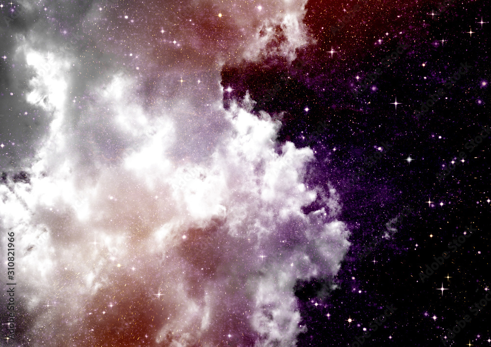 galaxy in a free space. 3D rendering galaxy in a free space. 3D rendering
