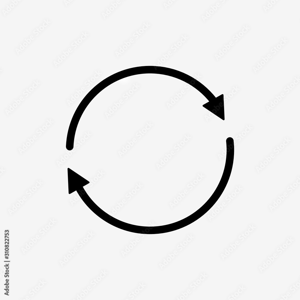 redo and undo symbol on white background redo and undo symbol on white background