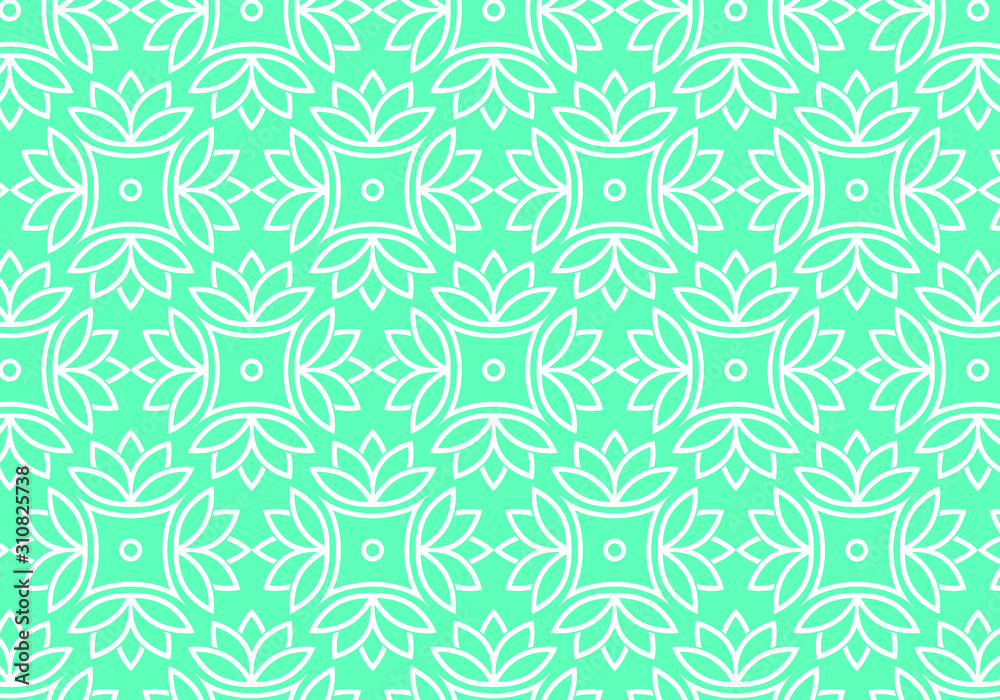 seamless pattern with flowers and leaves seamless pattern with flowers and leaves