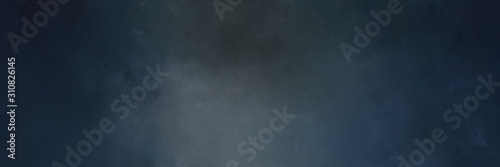 abstract painting background texture with very dark blue and dim gray colors and space for text or image. can be used as horizontal background texture