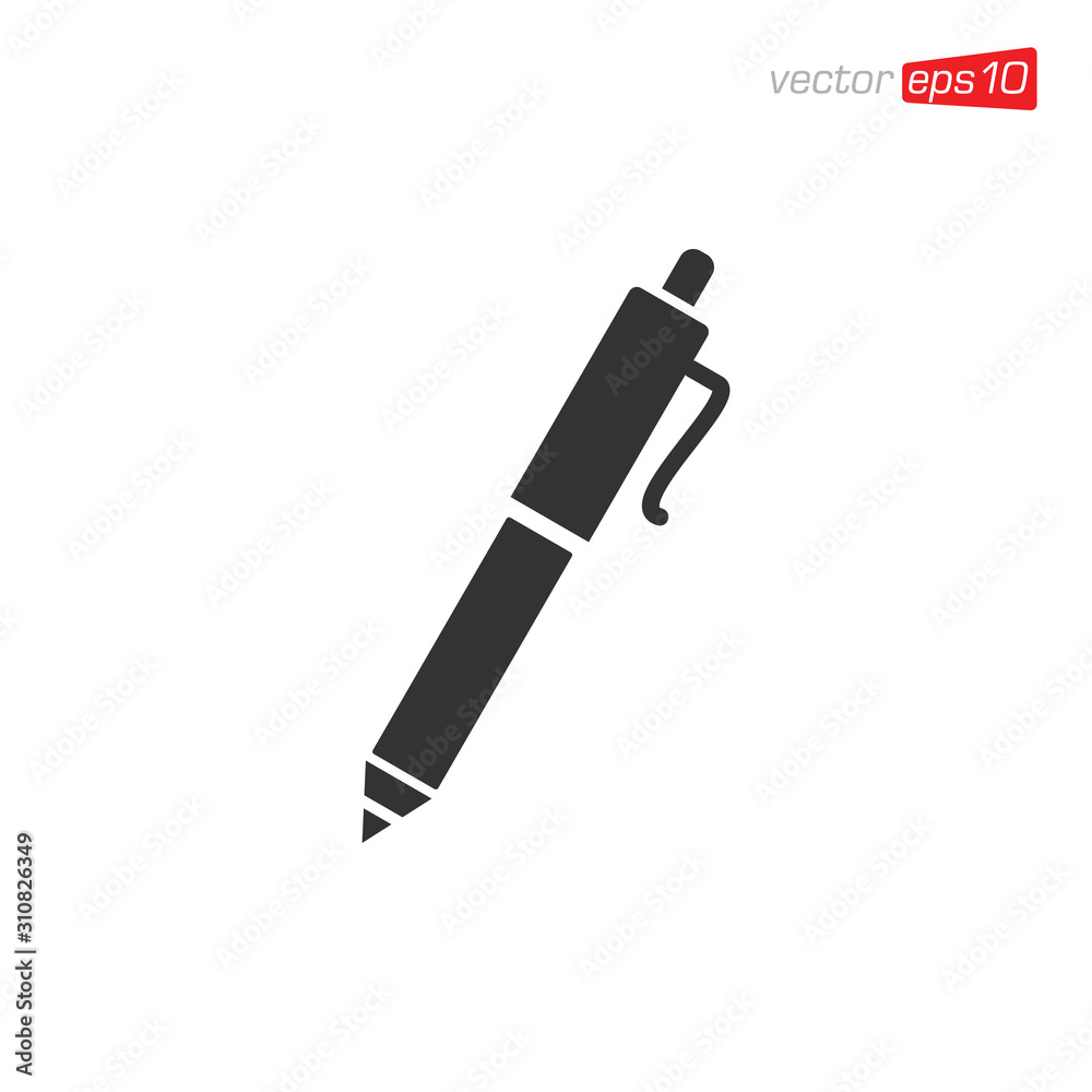 Pen Education Icon Design Vector Pen Education Icon Design Vector