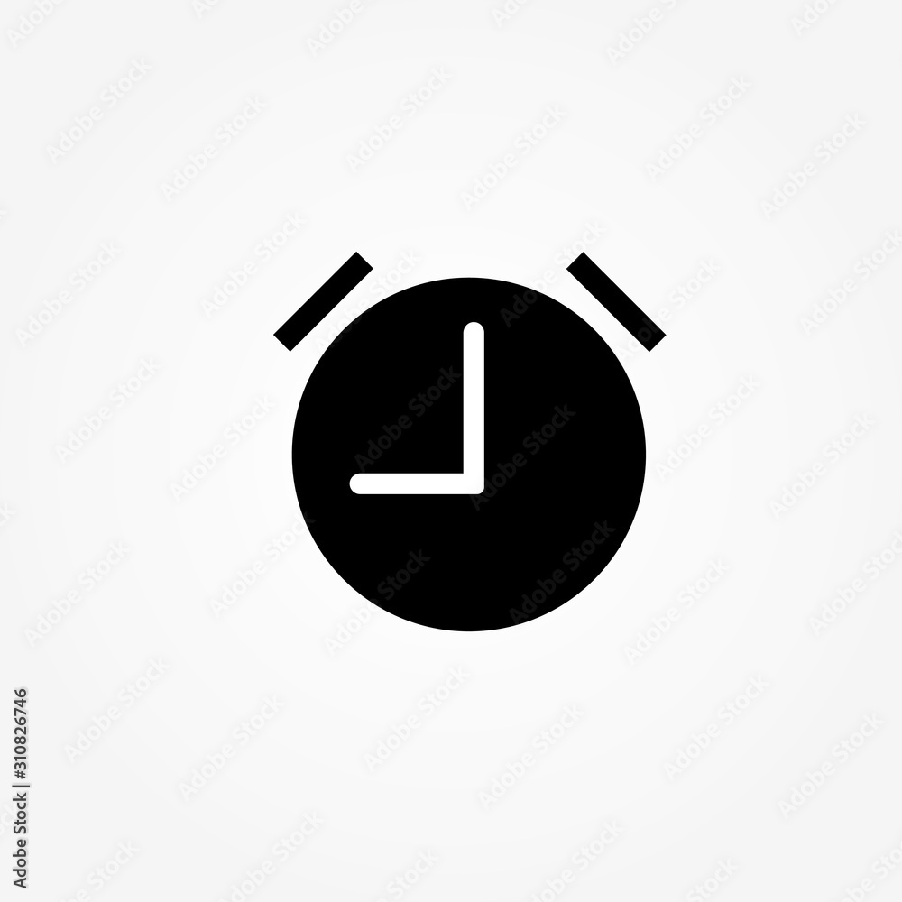 Clock icon. Clock Time symbol flat style. design web site icon, logo, app,  UI. Illustration - Vector. EPS10. 4338226 Vector Art at Vecteezy