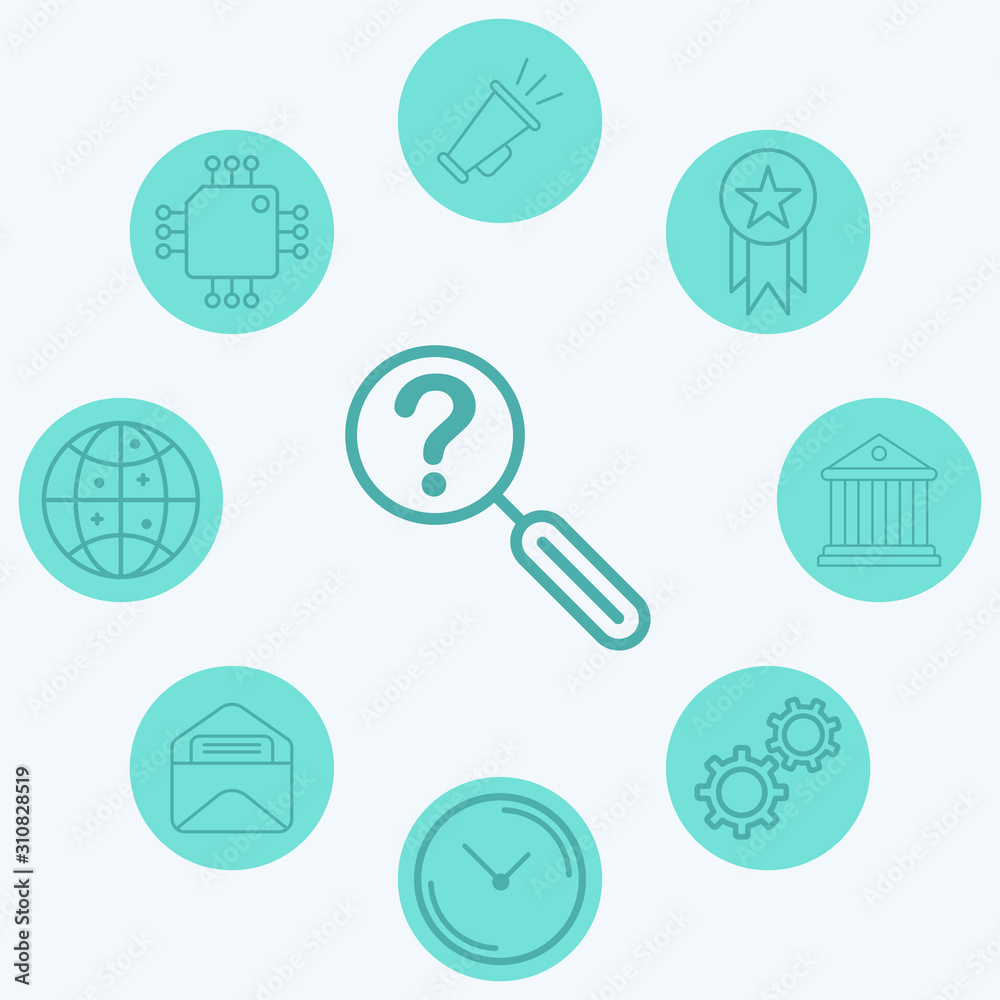 Question vector icon sign symbol Question vector icon sign symbol