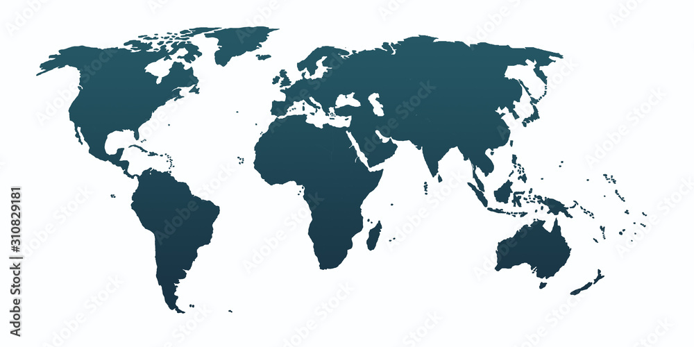 Dark blue world map