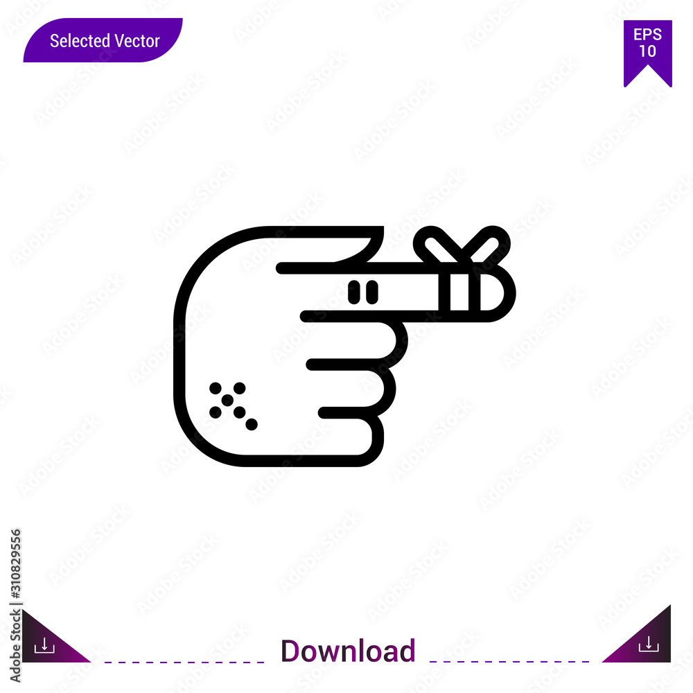 finger medical icon vector . Best modern, simple, isolated, application ,medical icons, logo, flat icon for website design or mobile applications, UI / UX design vector format finger medical icon vector . Best modern, simple, isolated, application ,medical icons, logo, flat icon for website design or mobile applications, UI / UX design vector format