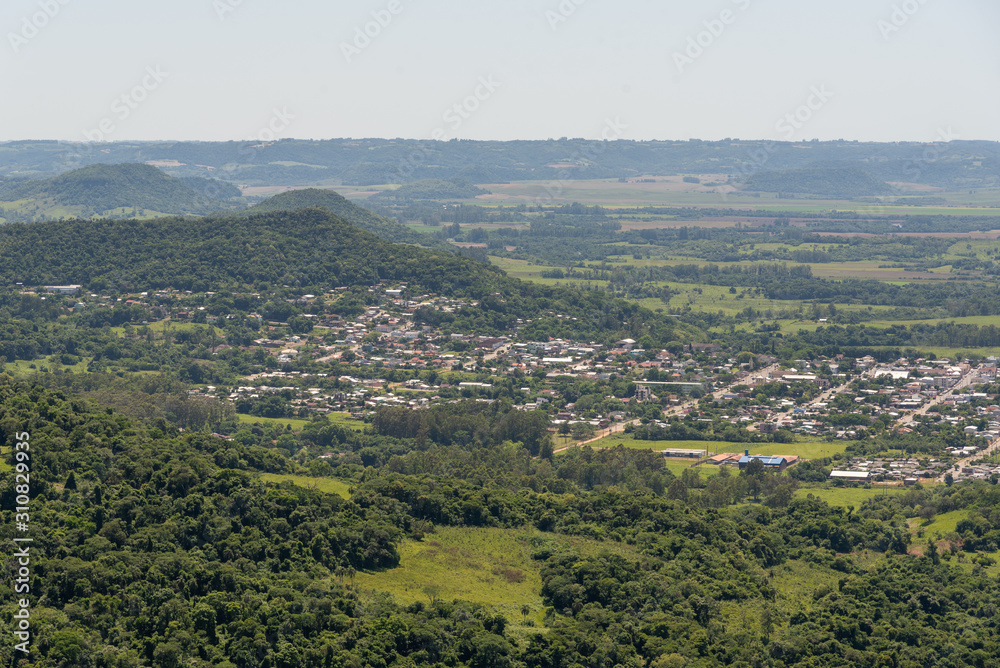 Fototapeta premium Images of the Jaguari Valley, city of de Jaguari Brazil