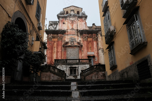 Old Church in Napoli - Santissima Trinità alla Cesarea