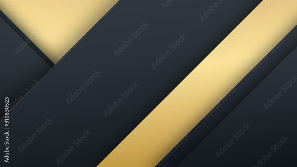 Gold black abstract background. Presentation design for corporate, business, and institution Gold black abstract background. Presentation design for corporate, business, and institution