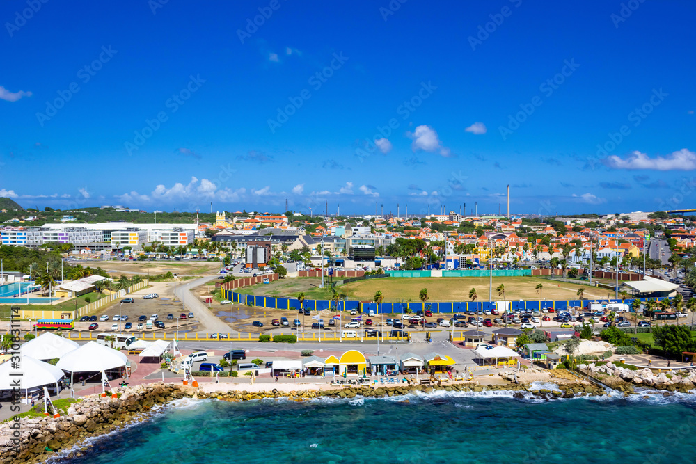 Obraz premium The Caribbean. The Island Of Curacao. Curacao is a tropical Paradise in the Antilles in the Caribbean sea