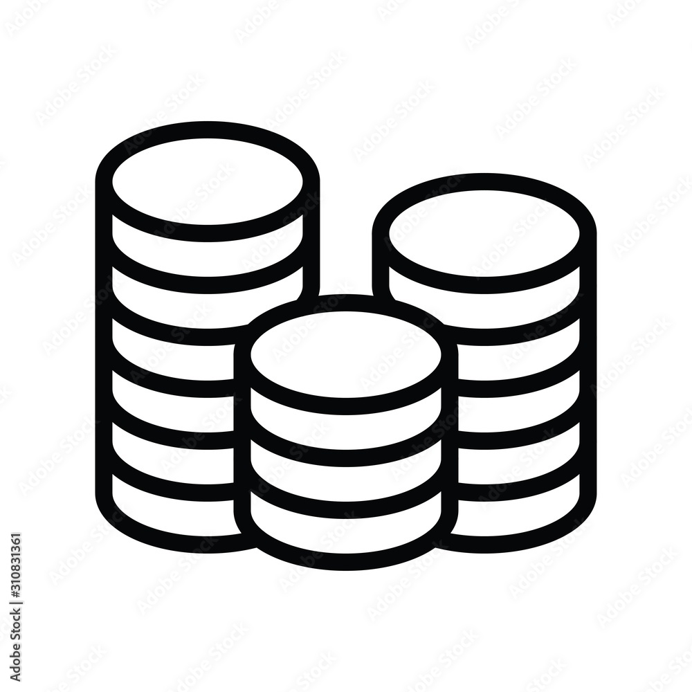 finance, banking and money related dollar coin vector with lineal or Editable stroke finance, banking and money related dollar coin vector with lineal or Editable stroke