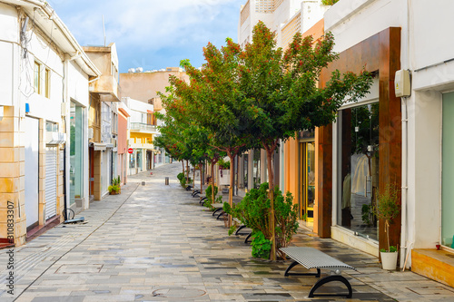 Touristic shopping street, ...
