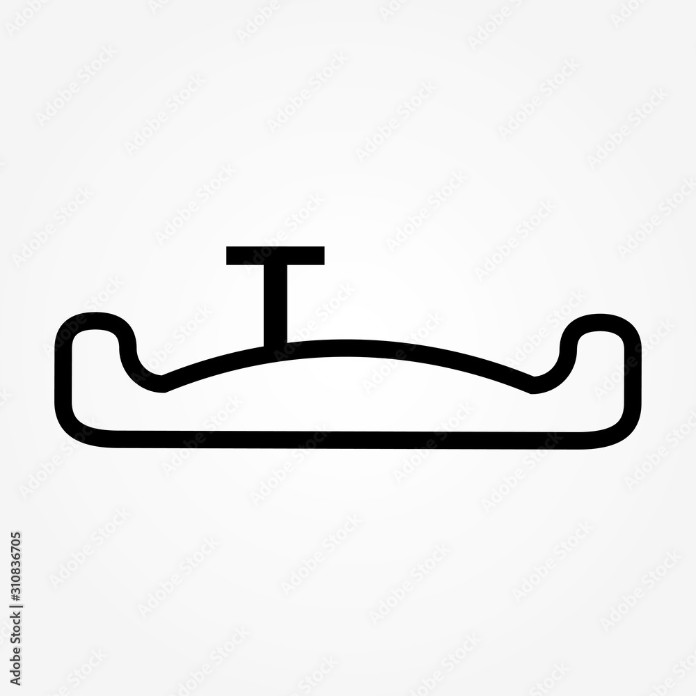 Grave icon flat. Illustration isolated vector sign symbol Grave icon flat. Illustration isolated vector sign symbol