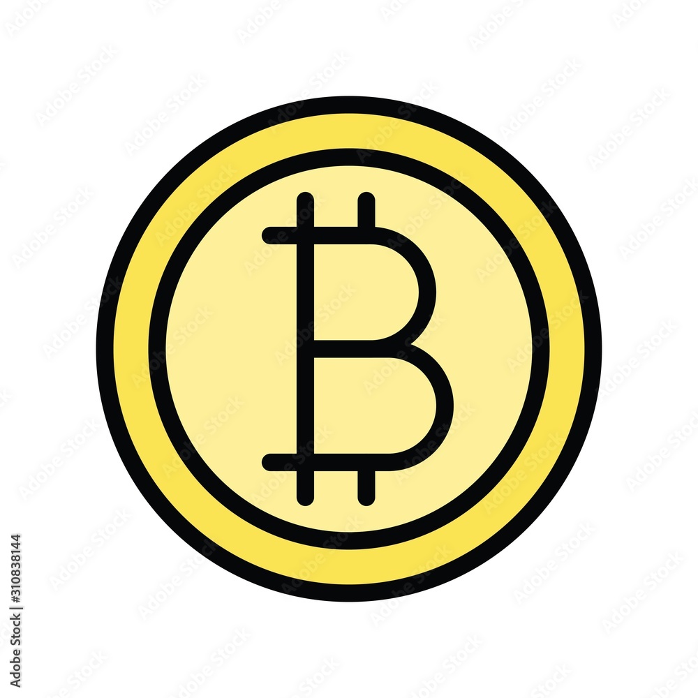 finance banking and money related bit coin vector in editable stroke finance banking and money related bit coin vector in editable stroke