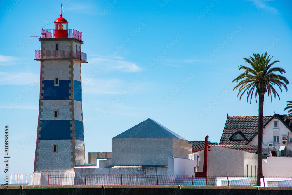 Lighthouse in Cascais, Portugal
