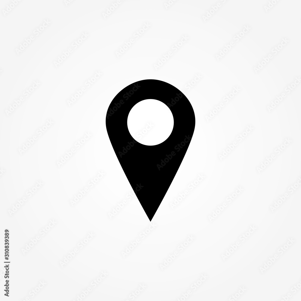 Outline location icon illustration vector symbol Outline location icon illustration vector symbol