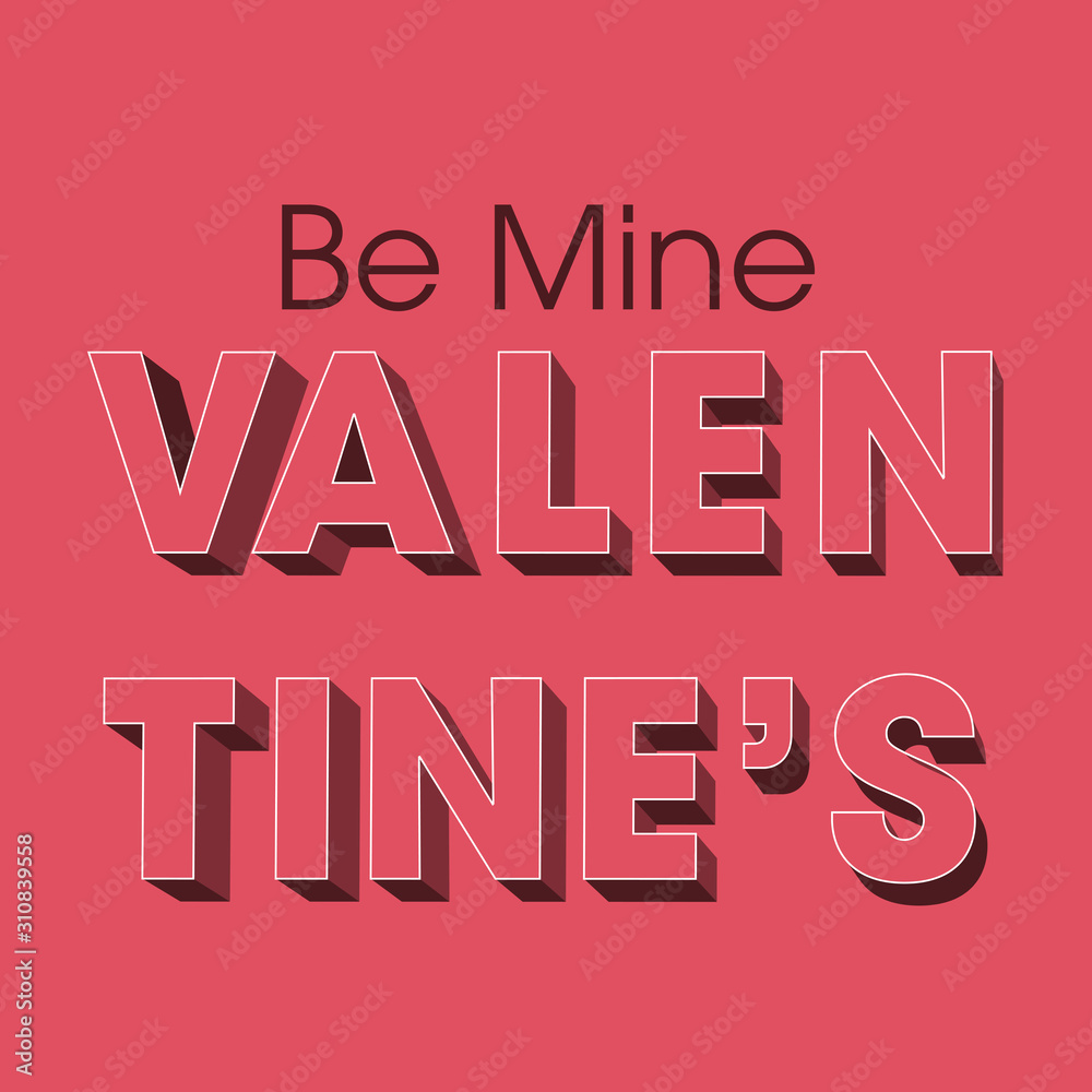 Valentines Day card design. heart with hand drawn typographic lettering isolated on background. Vector love Illustration of a Valentines Day EPS10. Valentines Day card design. heart with hand drawn typographic lettering isolated on background. Vector love Illustration of a Valentines Day EPS10.