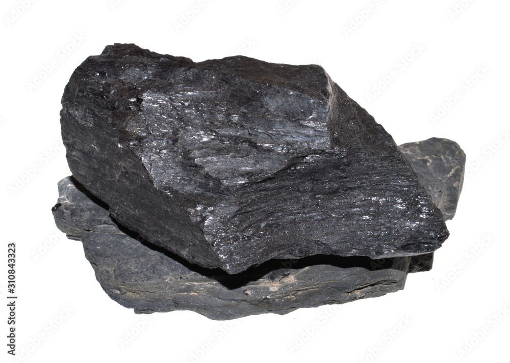coal isolated on white background coal isolated on white background