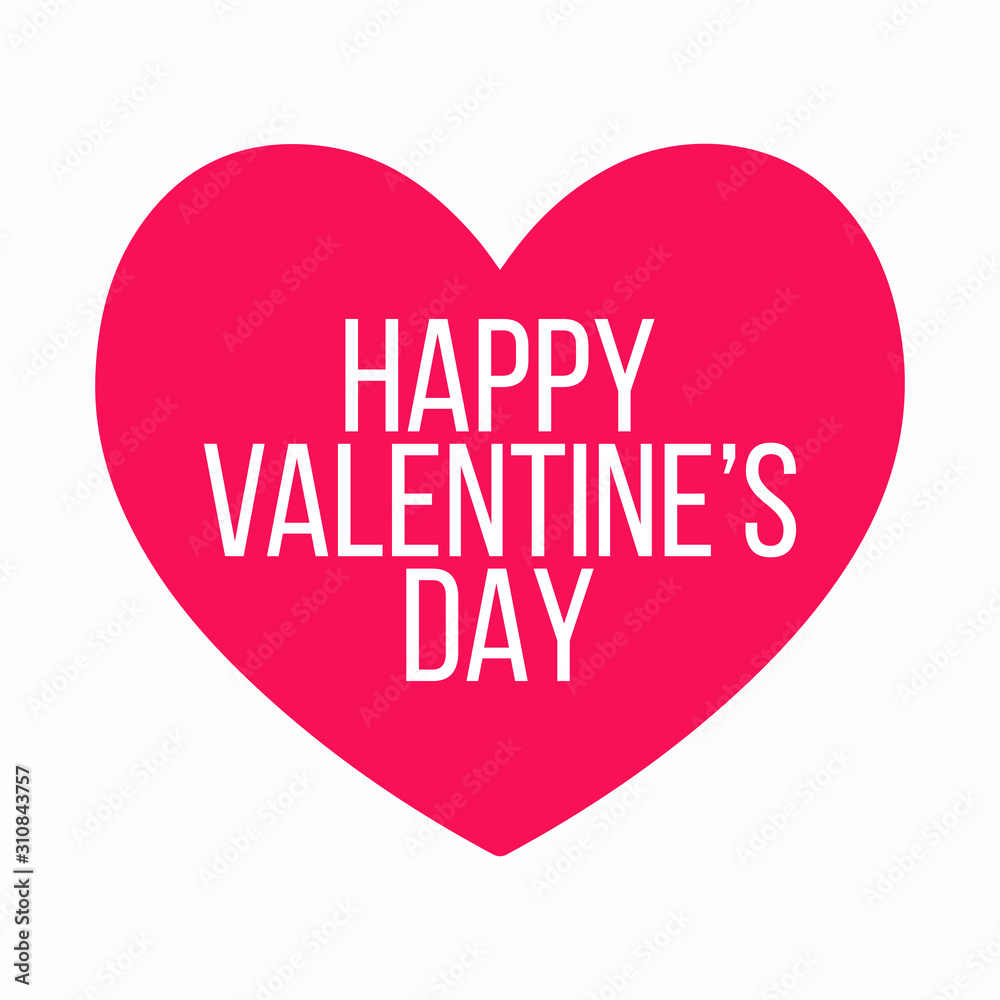 Vector illustration on the theme of Valentine's Day on February 14th.