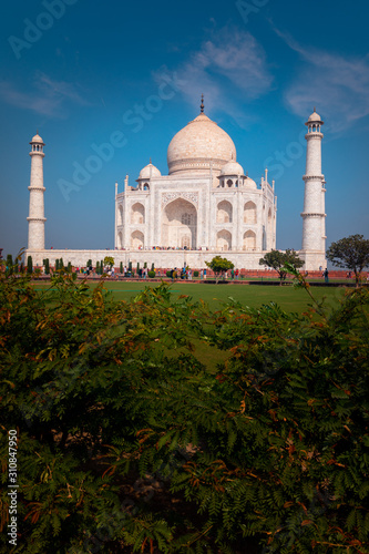 Taj Mahal monument in Agra, India.