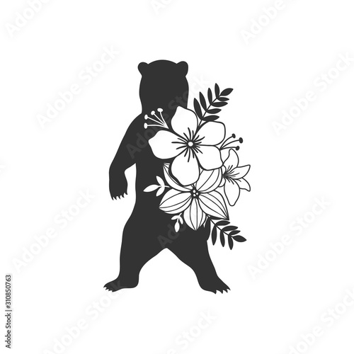 Beautiful animal cut file with floral