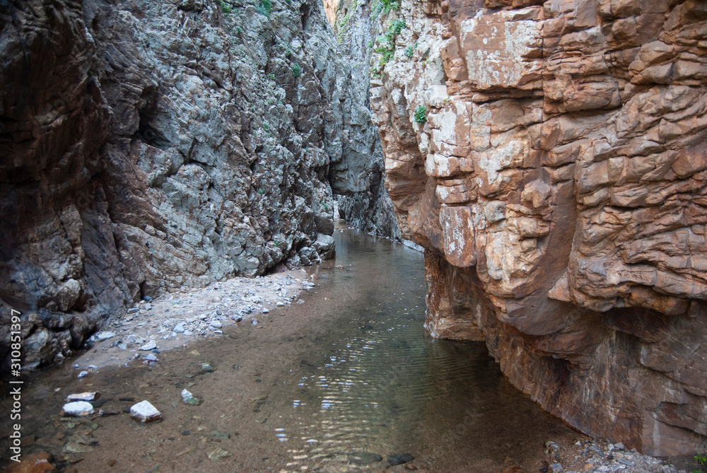 Vista del canyon di Bidda Mores