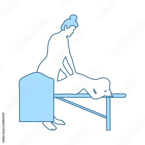 Woman Massage Icon