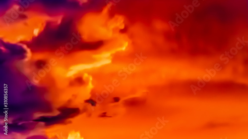 Wolken orange diffuse Hintergrund