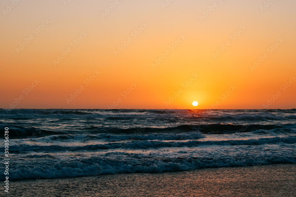 Sunrise over the ocean
