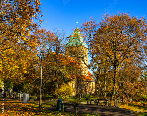 Gamle Aker kirke (Old Aker Church) is one of the oldest buildings in Oslo, Norway