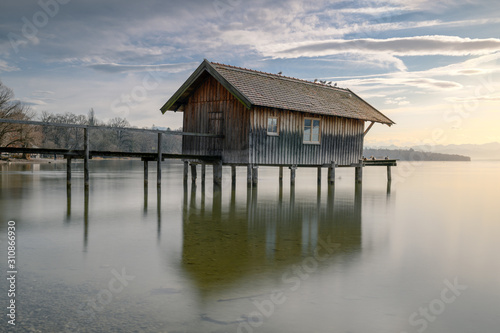 Ammersee kleines Bootshaus © Marco Kusch