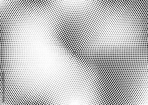 Abstract halftone dotted background. Futuristic grunge pattern, dot and circles. Vector modern optical pop art texture for posters, sites, business cards, cover, postcards, labels, stickers layout.