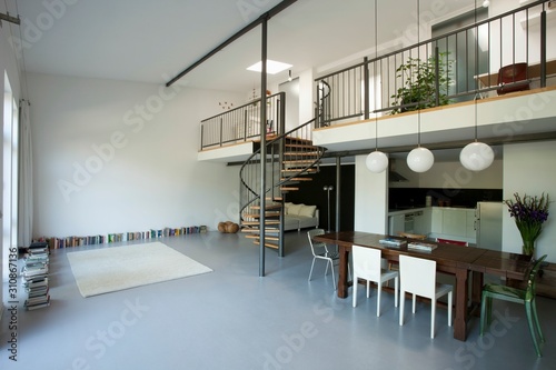 Fotografie Spacious Apartment With Mezzanine