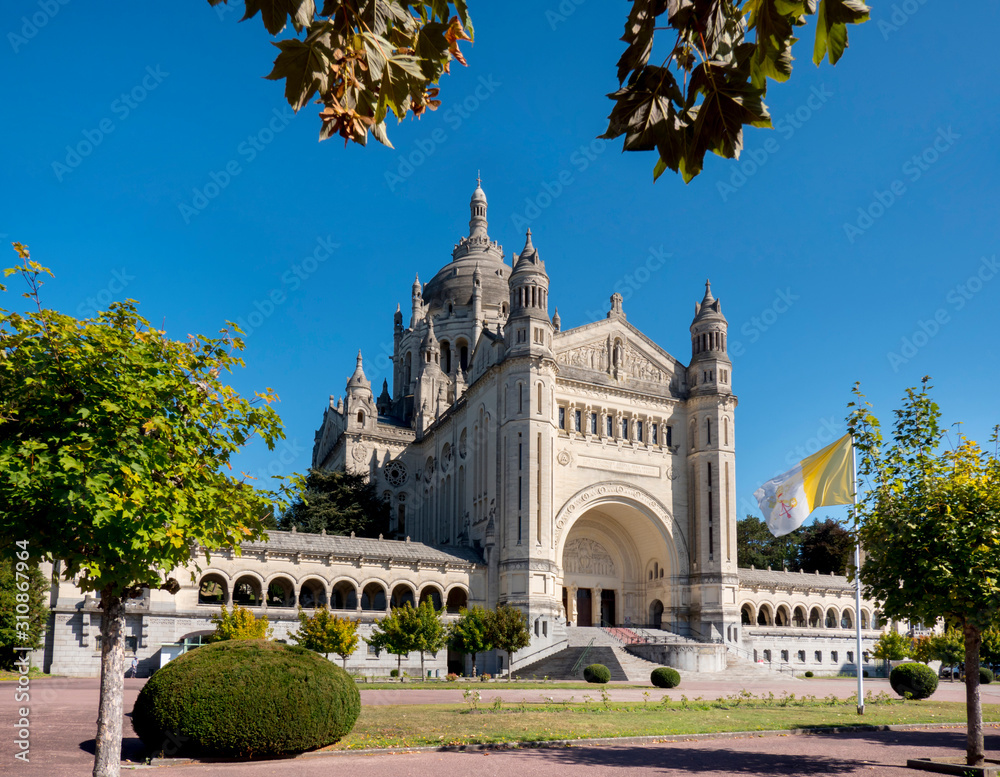 Europe, France, Normandy, Lisieux, Basilica of Sainte-Thérèse de Lisieux