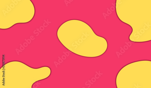 Pink and yellow pastel paper, color for background