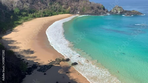 Sancho Beach, considered the most beautiful in Brazil, from the panoramic view observes the tone of the water, is stunning, a lot of marine life, impossible not to be entranced by its surroundings