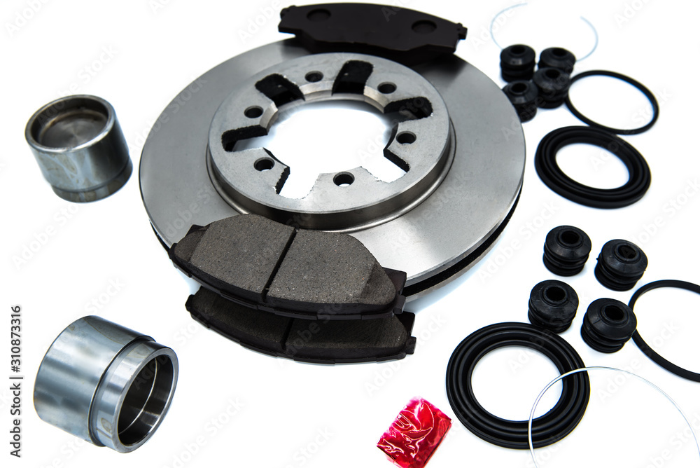 Automotive Spare Parts of disk brake pads, disc brake caliper piston
