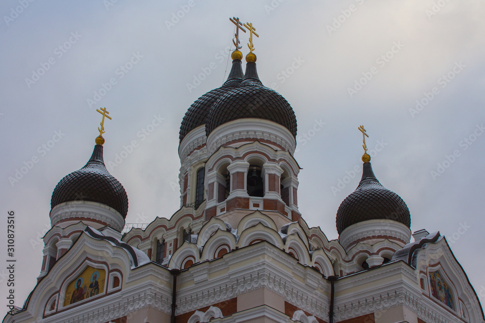 View of a Alexander Nevsky Cathedral in Tallinn. Estonia