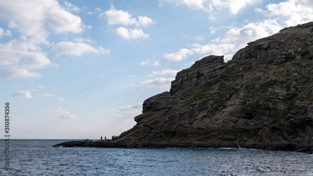 Fototapeta premium 제주 용머리해안 풍경