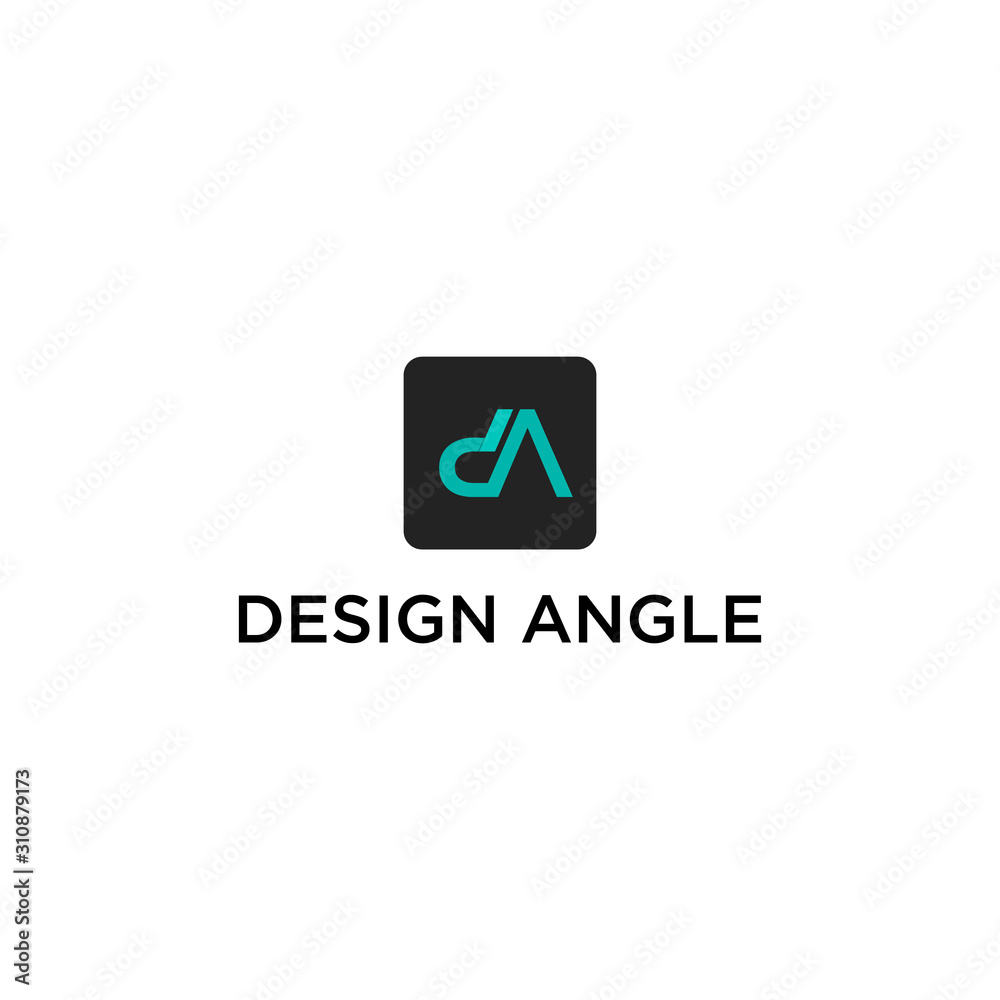 DA ABSTRACT INSPIRATION LOGO ICON VECTOR FOR YOUR BUSINESS DA ABSTRACT INSPIRATION LOGO ICON VECTOR FOR YOUR BUSINESS